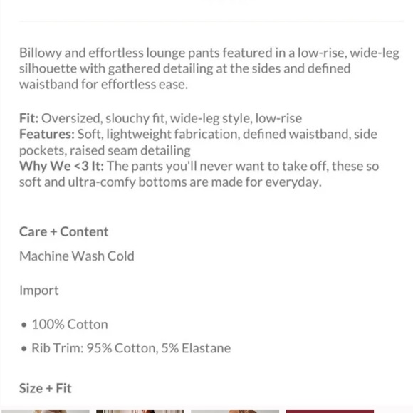 Free  People Summer Slumbers Pants in “Rose Dust” - Picture 4 of 11